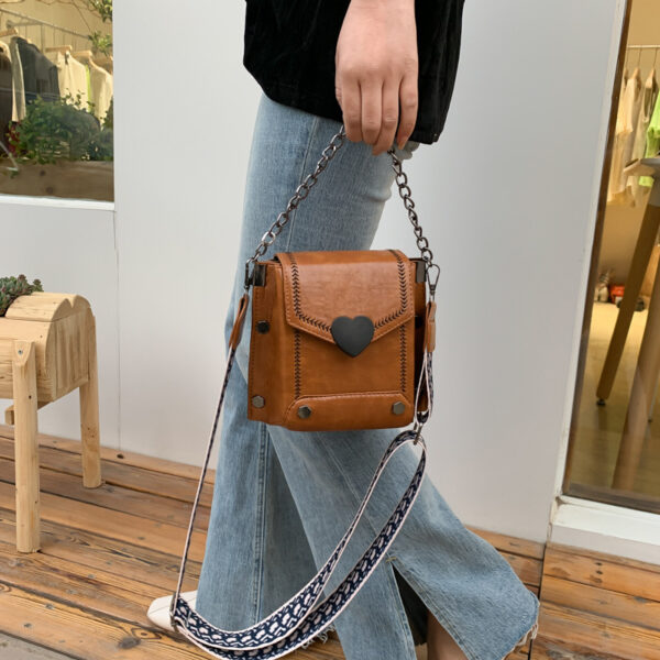 Bolso Pequeño De Verano De Cuero Pu Estilo Vintage Para Mujer - Imagen 2