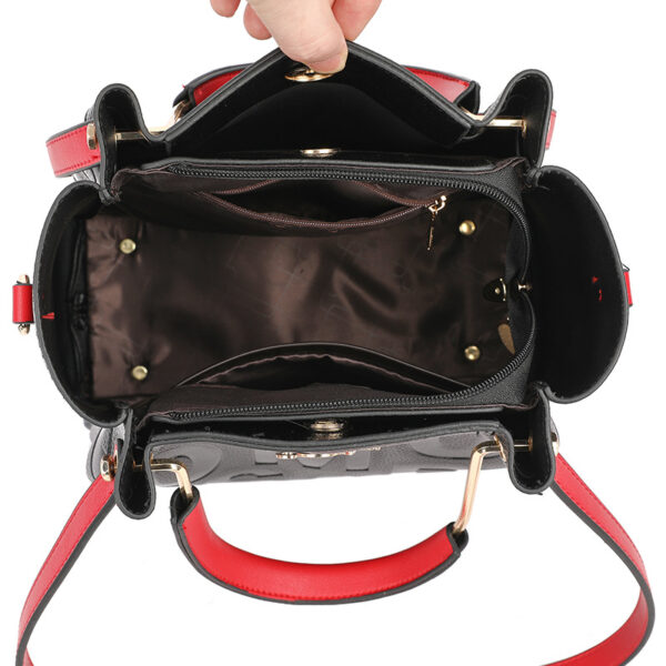 Bolso de Temporada Cuero Sintético Elegante Bolsa De Hombro O De Mano - Imagen 3