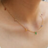 Collar Glamour Lindo Brillante Geométrico Acero Inoxidable