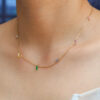 Collar Glamour Lindo Brillante Geométrico Acero Inoxidable - Imagen 2