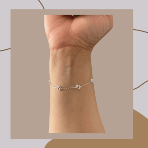 PULSERA CORAZÓN PLATA LEY 925